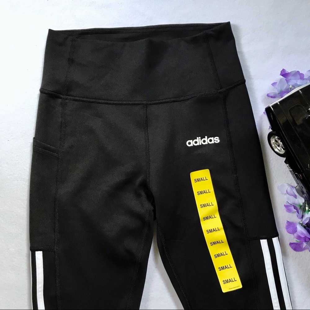 Adidas NWT Climalite Performance Leggings Various - Picture 3 of 10